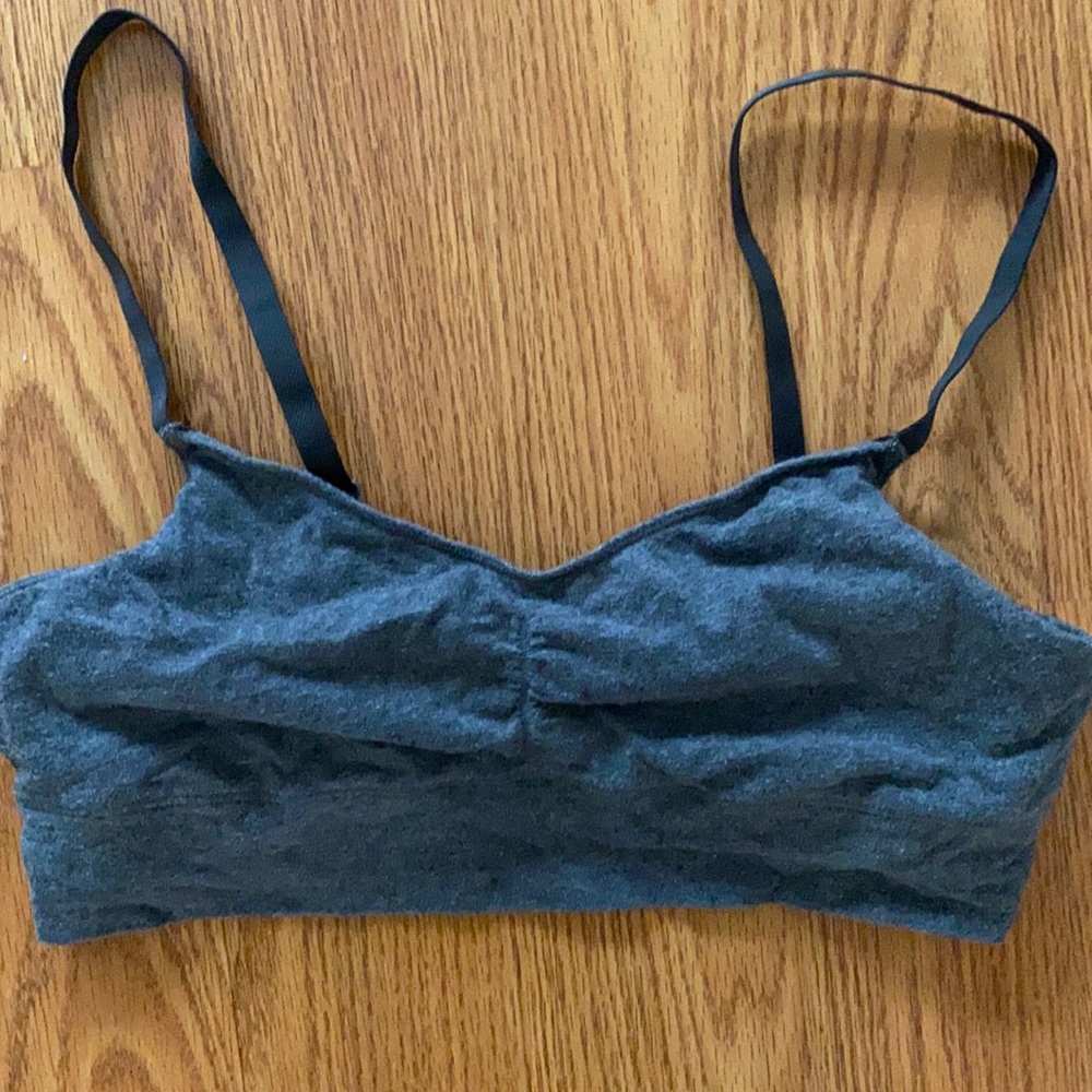 Aerie Sz LARGE Grey Bralette